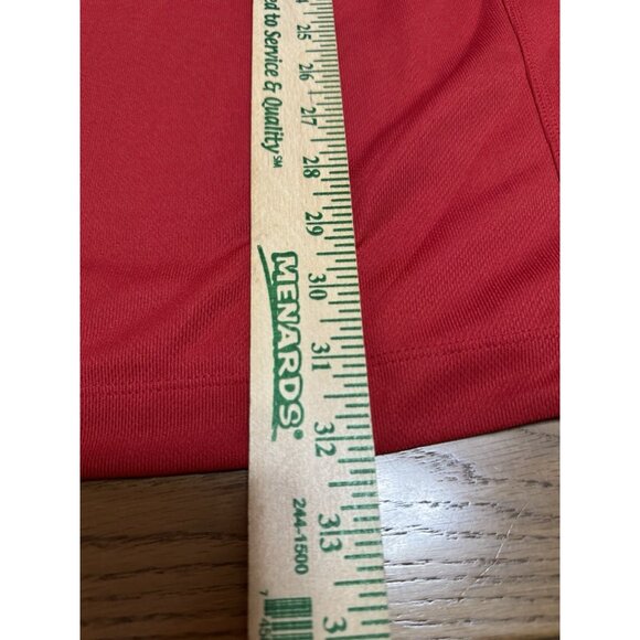 Nike Polo Shirt Men Size 3XL Red Golf Dri Fit Polyester Athleisure Rams LOGO NWT - Picture 5 of 16